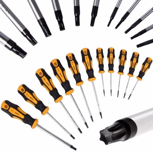 01_01_102580_fs-m Set de șurubelnițe Torx, 11 piese, oțel crom-vanadiu