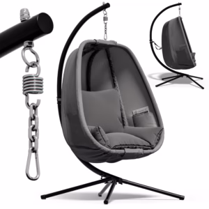 Scaun suspendat Alvie gri 190x140x110cm