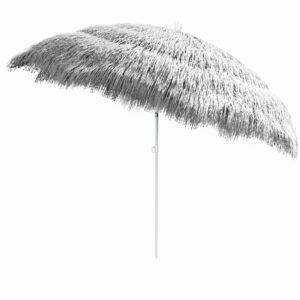 Umbrelă Hawaii Gri Deschis Ø160cm Protecție UV 30+