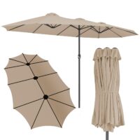 01_109559_on_fs_web_low.jpg Umbrelă dublă, gri taupe, protecție UV 80+