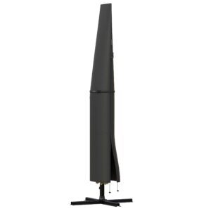 Husă pentru umbrelă/parasolar cantilever, antracit, Ø350cm