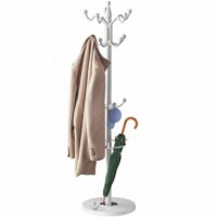 Suport de haine alb, 173 cm, curbat