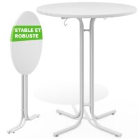 01_1_109655_on_fs_amz_high_fr.jpg Masă pliabilă albă Ø80x110cm, pentru exterior, reglabilă pe înălțime până la 100kg
