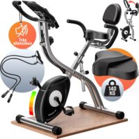 Bicicletă de fitness pliabilă Eagle 3 cu senzori de puls