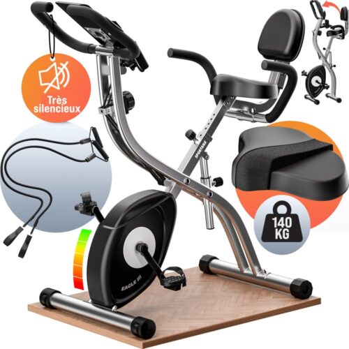 Bicicletă de fitness pliabilă Eagle 3 cu senzori de puls