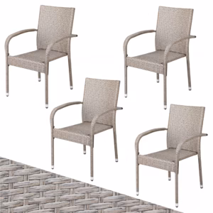 01_2_109996_on_fs-m_amz_high Scaun stivuibil din poliratan Comfort, set 4 piese, crem