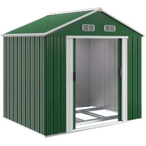 01_990742_on_fs_b2b_high.jpg Șopron de grădină, verde, 260x205x180cm, 5m², cadru de bază galvanizat, ușă glisantă
