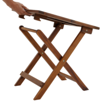 Masă de grădină pliabilă din lemn de salcâm, 46 cm, solidă, economisitoare de spațiu, elegantă