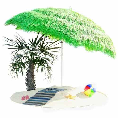 Umbrelă de soare Hawaii Green Ø160cm protecție UV 30+