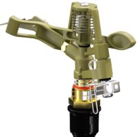 Aspersor de gazon cu trepied telescopic 30° - 360°