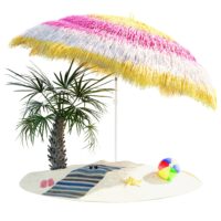 Umbrelă Hawaii Colorată Ø160cm protecție UV 30+
