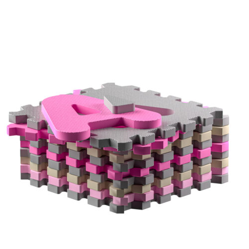 Covoraș puzzle, 86 de piese, roz