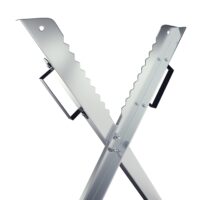 Cap de ferăstrău din lemn, metal, galvanizat, 83x81x88cm