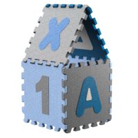 Covoraș puzzle, 86 de piese, albastru