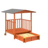 Nisip Merle cu protecție UV 50+ și verandă de joacă acoperită