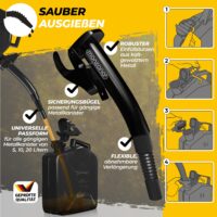 Cioc de scurgere din metal negru