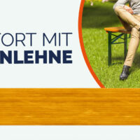 Set grădină de bere pentru 8 persoane, 170x70x75cm, pliabil cu spătar