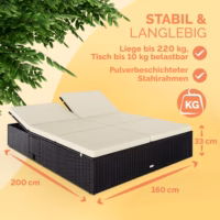 03_996905_on_fs-m_amz_high Șezlong dublu tip lounge din poliratan negru/crem 200x160x33cm