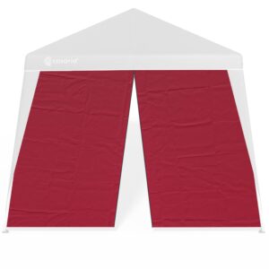 Panou lateral pentru pavilion pliabil Capri, set de 2, roșu, 3x3m
