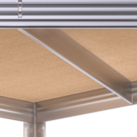 Rafturi galvanizate pentru sarcini grele 180x70x40cm 875kg