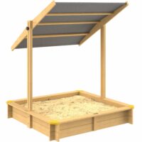 Lada de nisip Fritzi 140x140x120cm inclusiv parasolar
