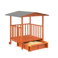 Nisip Merle cu protecție UV 50+ și verandă de joacă acoperită