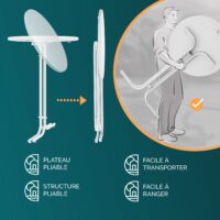 04_109655_on_amb_amz_high_fr.jpg Masă pliabilă albă Ø80x110cm, pentru exterior, reglabilă pe înălțime până la 100kg