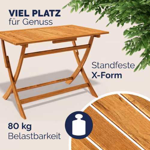 04_992819_on_dts_amz_high_de Set mobilier grădină din lemn acacia Sydney Komfort, 5 piese, pliabil – masă + 4 scaune