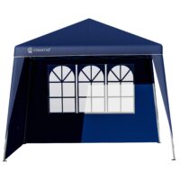 Panou lateral pentru pavilion pliabil Capri, set de 2, albastru, 3x3m