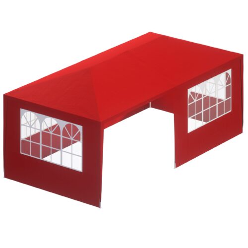 Tendă de protecție Rimini Roșu 3x6m cu protecție UV 50+
