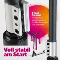 Trotinetă acrobatică Tundra Premium Negru/Alb