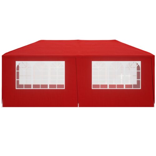 Tendă de protecție Rimini Roșu 3x6m cu protecție UV 50+