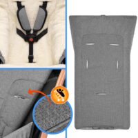 Sac de cărucior pentru bebeluși, bleumarin, cu geantă