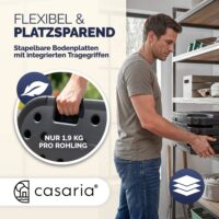 Farfurii pentru suporturi de umbrele, set de 4, 105x105x7cm