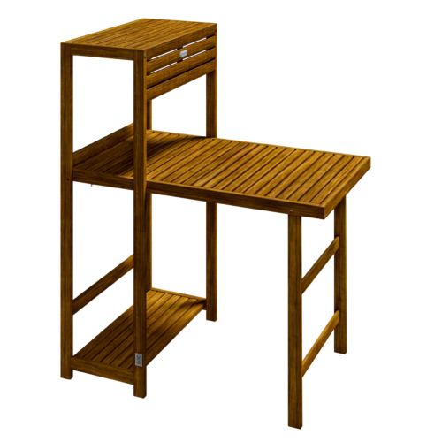 Set de scaune de grădină din 3 piese, lemn de salcâm, certificat FSC®, pliabil
