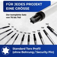 07_102580_dts_de.jpg Set de șurubelnițe Torx, 11 piese, oțel crom-vanadiu