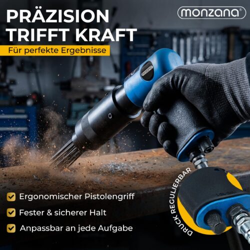 Scaler pneumatic cu ace, inclusiv cap de schimb