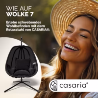 Scaun balansoar tip ou suspendat Alvie, antracit, 190x140x110cm