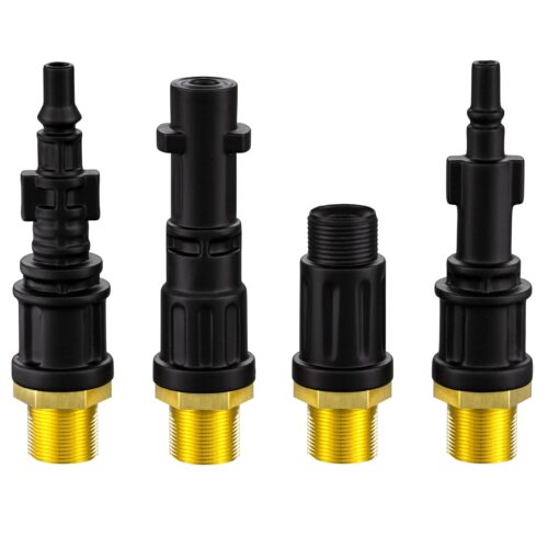 Set premium de curățare a țevilor, 5 piese, negru, 15 m