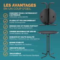 07_109656_on_amb_amz_high_fr.jpg Masă pliabilă gri Ø80x110cm, pentru exterior, reglabilă pe înălțime până la 100kg