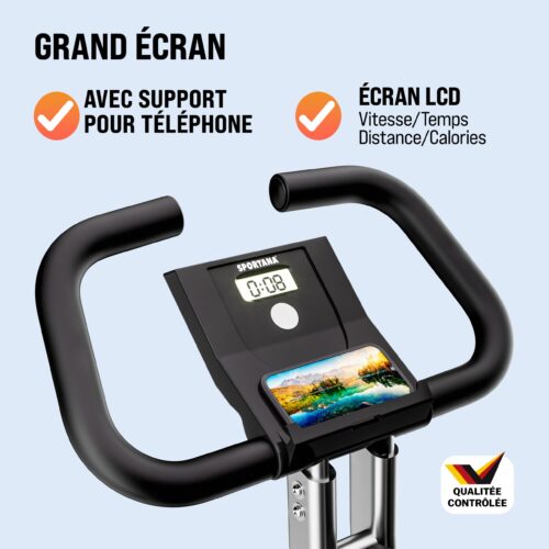 Bicicletă de fitness Eagle2 71x44x110cm pliabilă