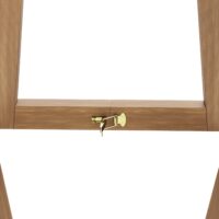 Masă de bar pliabilă din lemn de salcâm, Ø80cm H110cm, rezistentă la intemperii și stabilă