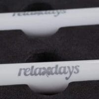 Set pensule machiaj DeLuxe, 5 piese in cutie, Relaxdays