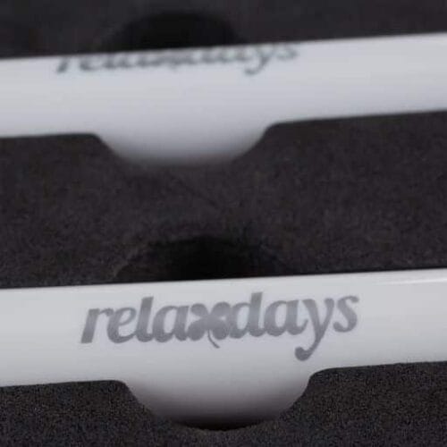 Set pensule machiaj DeLuxe, 5 piese in cutie, Relaxdays