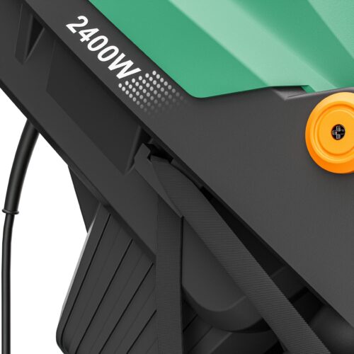 Tocător de 2400 W cu 2 saci de colectare, fiecare de 50 L