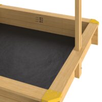 Lada de nisip Fritzi 140x140x120cm inclusiv parasolar
