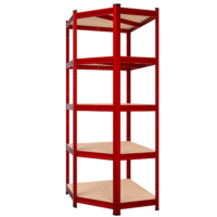 Rafturi rezistente, roșii, 180x70x40cm, galvanizate, 875kg