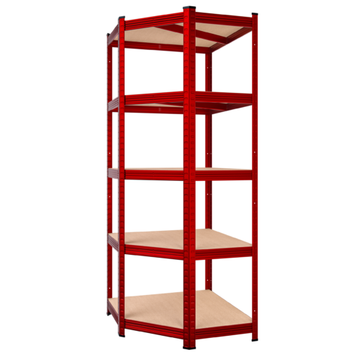 Rafturi rezistente, roșii, 180x70x40cm, galvanizate, 875kg