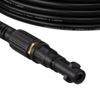 Set premium de curățare a țevilor, 5 piese, negru, 15 m