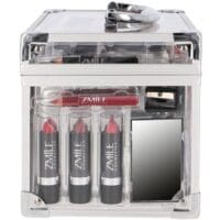 Trusa machiaj "Acrylic" 42 piese, farduri, oglinda + geanta transparenta Zmile Cosmetics, Vegan